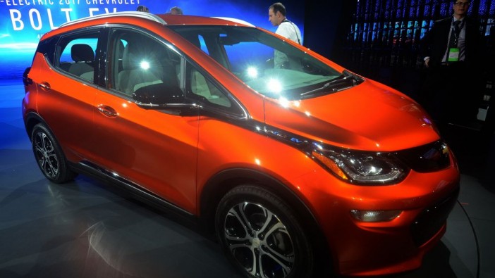 The Chevrolet Bolt electric car.