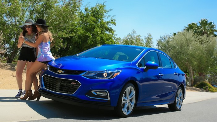 The Chevrolet Cruze Friday, April 15, 2016 in Rancho Mirage, California. (Chevrolet News Photo)